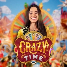 Play the Crazy Time slot by Evolution on 7Gear Casino